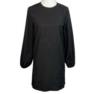 COS Black Custom Altered Long Puff Sleeve Shift Dress EU 38